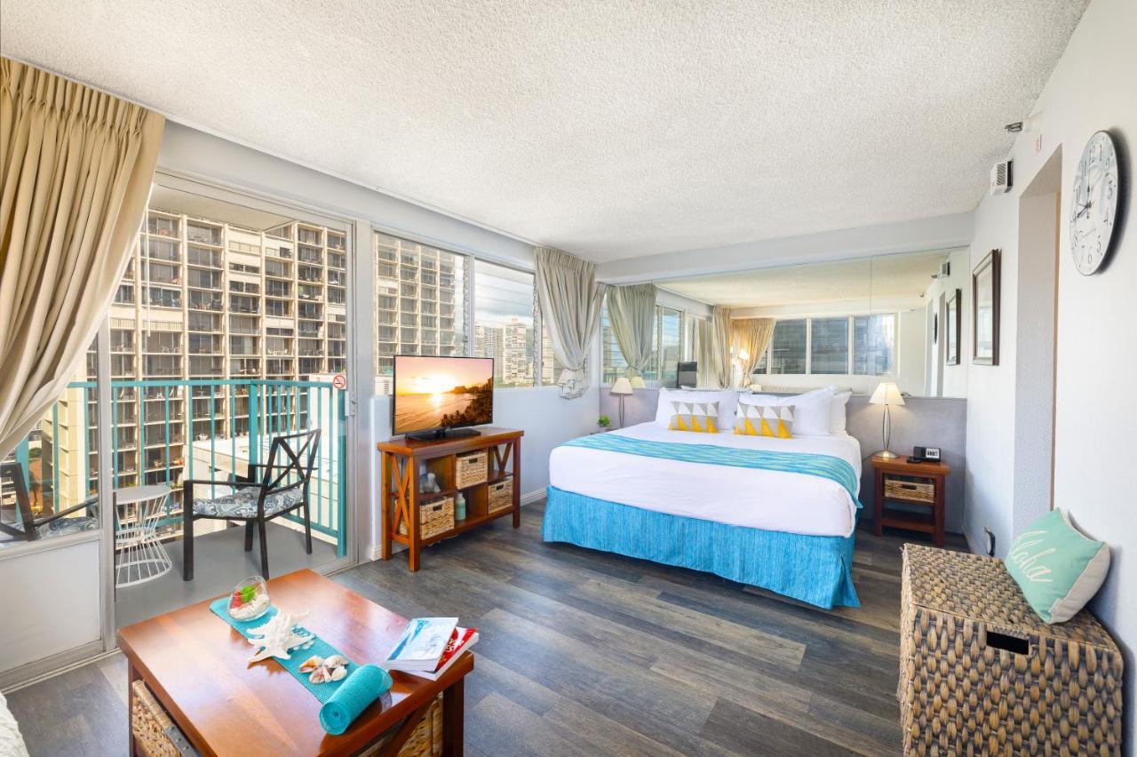 Beautiful Studio In The Heart Of Vibrant Waikiki Honolulu Bagian luar foto
