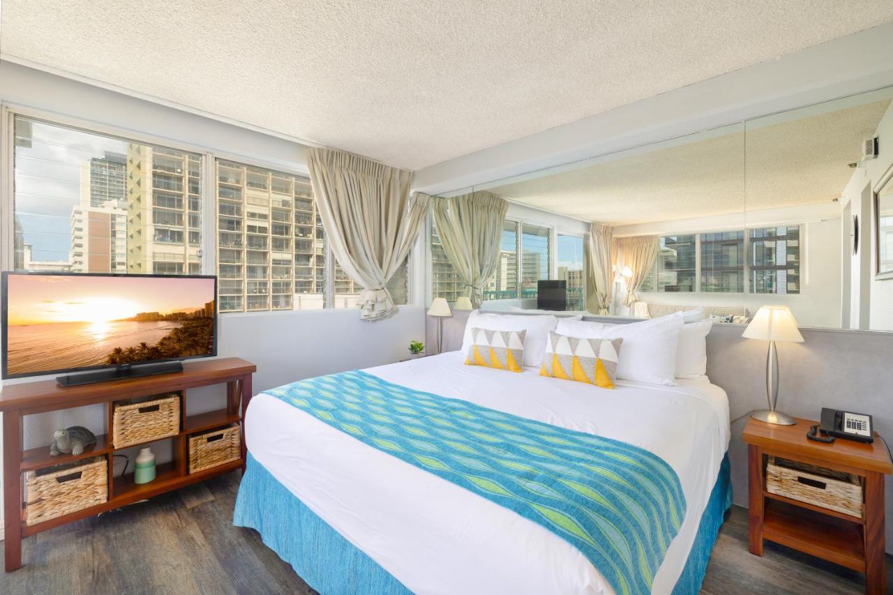 Beautiful Studio In The Heart Of Vibrant Waikiki Honolulu Bagian luar foto