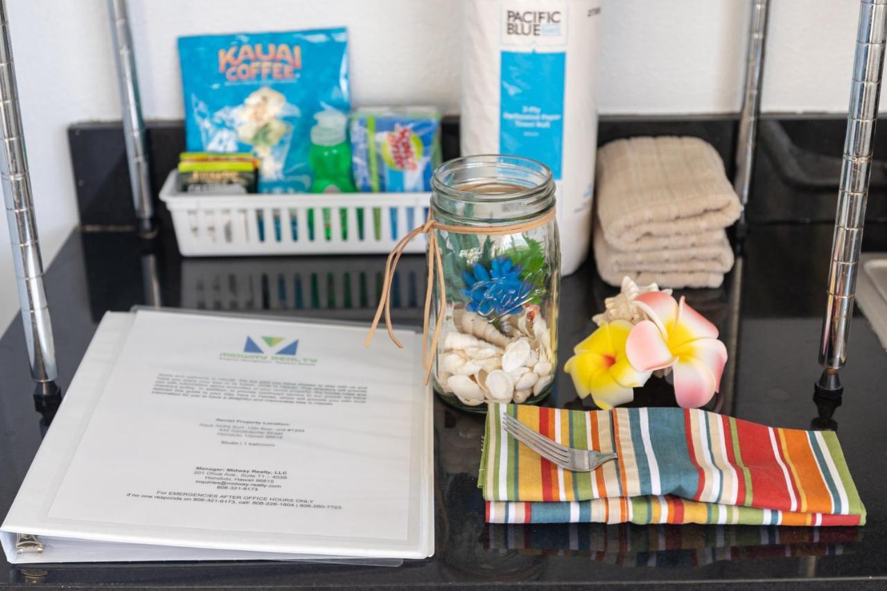 Beautiful Studio In The Heart Of Vibrant Waikiki Honolulu Bagian luar foto