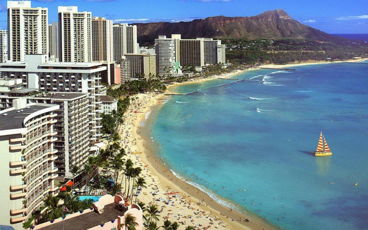 Beautiful Studio In The Heart Of Vibrant Waikiki Honolulu Bagian luar foto